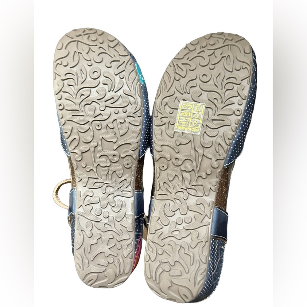 💙 NWOT! L’ARTISTE BY SPRING STEP IN “LIZZIE-ROSE” HAND PAINTED MARY JANE! - Picture 8 of 16